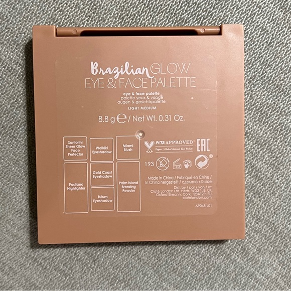 BRAND NEW Ciaté London Brazilian Glow Eye & Face Palette - Picture 5 of 8